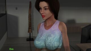 Curvy MILF with massive tits and ass gets naughty in Away From Home Chapter 25 - Yoga with a busty hentai - 4 image