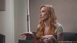Sophia Locke dominates Ten AGAINST's massive rod in epic fuck challenge with lingerie, big tits, and a big cock twist - 2 image