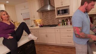 Watch Alexa Taylor's PAWG mom get pounded hard by Steve Rickz's big cock while Alexa watches in awe - 1 image