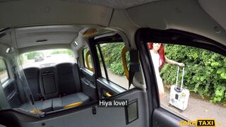 Jennifer Keelings rides Antonio Black's BBC in a taxi cab with her big tits bouncing - 1 image
