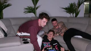 Sienna Day gets her tight ass drilled hard by stepson & his buddies while taking a huge load in her mouth - 3 image
