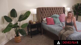 Connor Kennedy & Adira Allure take on a busty MILF neighbor in a wild anal adventure - 6 image