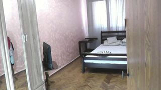 Konstanzia, the blonde MILF, gets off solo and squirts in the bedroom with her big natural tits bouncing - 1 image