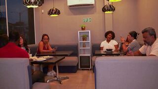 Celeste Alba, Jean Paul, Escarli, Sarah Black, Kataleya Gil & Alicia MILF get wild in public eatery with - 4 image
