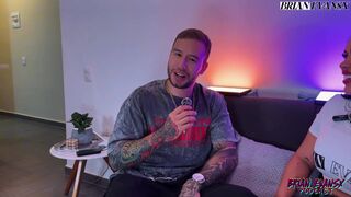 La Lucero and Brian Evansx interview and fuck hard with a curvy body and juicy pussy ride - 4 image