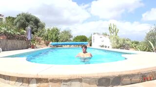 AuntJudysXXX - Your Breasty Stepmom Devon Breeze catches u watching her Slender Dipping