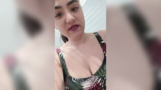 Hawt angel at the public store juicy twat pumping with are biggest sex toy