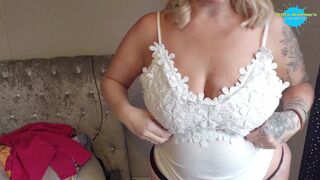 Stripping to My underclothes and having a play