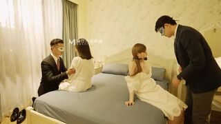 Group sex with wench mamma and slim silly large scoops stupid sister - 5 image