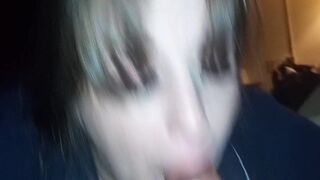 Hot Breasty Mother I'd Like To Fuck Engulfing Large Dick And Swallows Giant Load Of Cum - 14 image