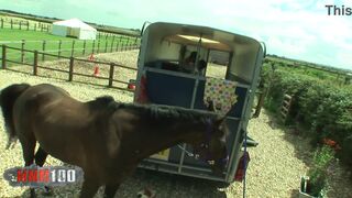 Mother I'd Like To Fuck with giant milk cans fucked right into an asshole