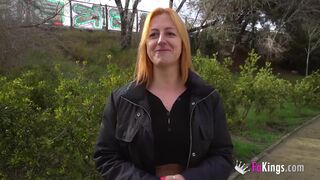 Risk-loving mommy makes her PORN DEBUT with an excellent public fuck!
