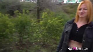 Risk-loving mommy makes her PORN DEBUT with an excellent public fuck!