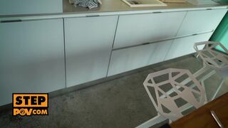 Kinky Step family Shalina Devine, Lana Roy and Lika Star bang your dick