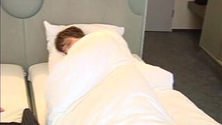 a slim and a chubby milf play with their naked bodies