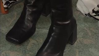 police, legs wide, pussy control, girl play bad cop good cop