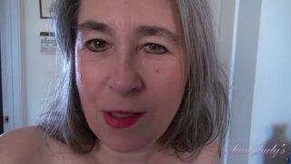 AuntJudys - Sexy Yoga Workout with 52yo Mature Hairy Amateur Grace (POV)