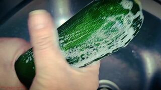 Sexy mature stepmom cooking