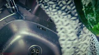 Sexy mature stepmom cooking