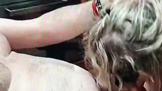 My wife shows up at home in a green leotard.  My erection is very big. - 2 image