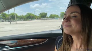Sexy Latina MILF Gets Horny in Car Ride and Fucks in Back Seat - Havana Bleu -