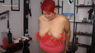 BDSM - Clothespins make me horny