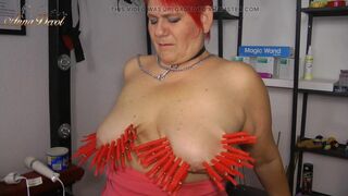 BDSM - Clothespins make me horny