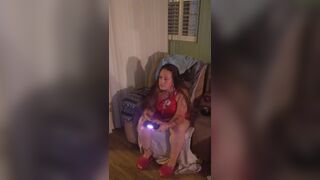 Cute girl takes off her panties and Mini dress