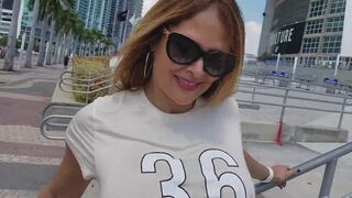 Monique Fuentes on a hot everyday day