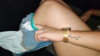 Sex with mother's friend in a car