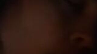 Amateur milf giving blowjob to side piece