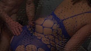 Hot DD MILF Massages Inexperienceder Man