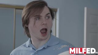 Touching My Girlfriend's Mom Next To Her - MILFED