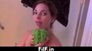 step mom and step son in the bathroom