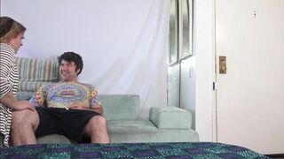 My stepson pestered me with dirty jokes till I got so fed up that I fucked him