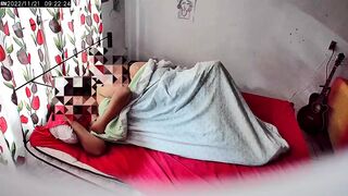 mexican couple in bed