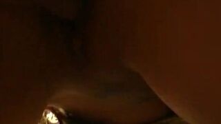 Stunning dark haired lady from Germany gets her pussy pounded