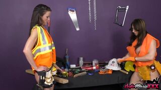 Naughty MILF Sofie Marie In Lesbian Action With Lady Friend