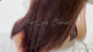 Goth Babe POV Blowjob & Reverse TittyFuck - MarLyn Chenel - 11 image