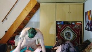 One cock is not enough for this BBW milf HD