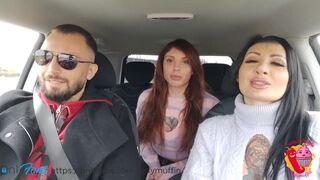 Fucking Tattooed Hitchhiker (Threesome) - 6 image