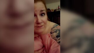 Bbw Tattooed Redhead SpiderMitten loves getting fucked in her ass