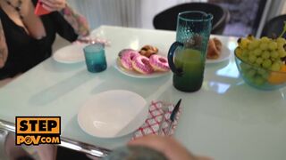 POV - Busty stepmom Kayla Green rides your hard dick - 3 image