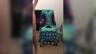 Hotwife dildo fuck to squirting creamy orgasm - 4 image