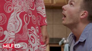 Milfed - Brunette Bombshell Andy James Slides Her Dripping Wet Pussy On The IT Guy's Cock