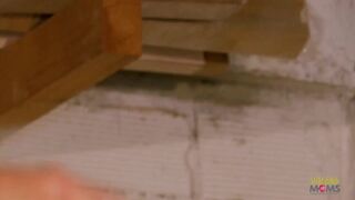 Cuffed to a carriage the dude gets to bang a super tight big boobs milf