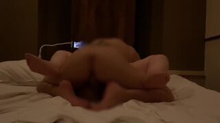 Big Tits GF Rides Cock, Gets Fucked Missionary With Creampie, Female