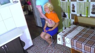 step mom has nice tits and ass for anal