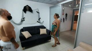 Fucking my horny neighbor without underwear PART 1