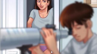 Summertime saga - got a boner everytime i saw boobs